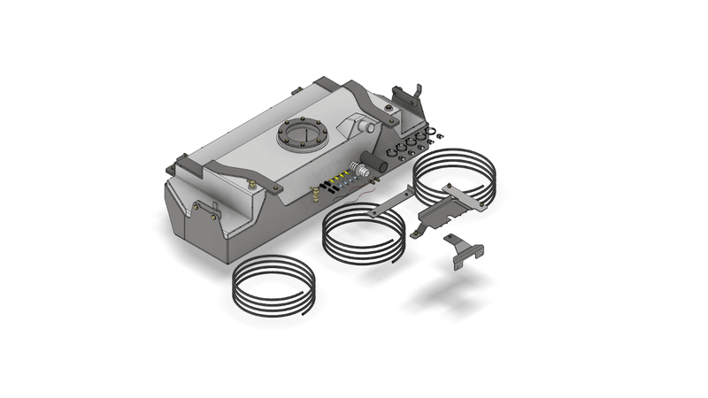 Fuel Cell for Jeep Gladiator 4 Link Suspension