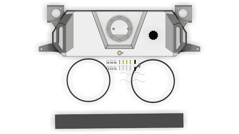 Tomahawk Rear Stretch Fuel Tank for Jeep JK