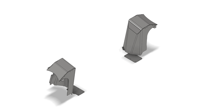 Tower Covers for Rear Stretch Towers for Jeep JK - MB1580
