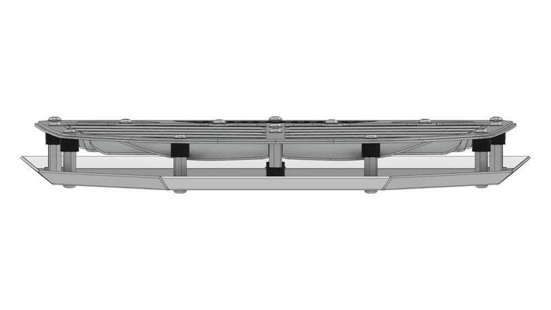 Motobilt Center Hood Vent: Rock Monster USA JK Hood Compatible