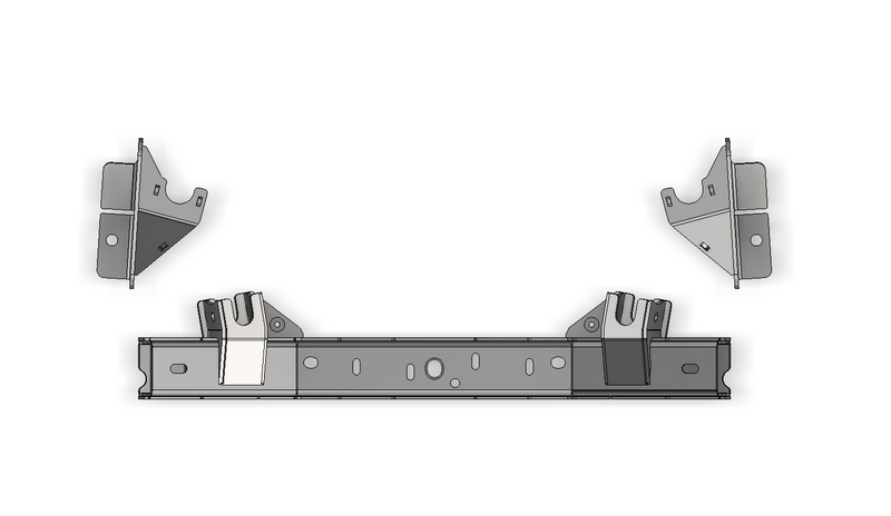 4 link Front Suspension Brackets w/Transmission Crossmember for 2007-2011 Jeep JK/JKU