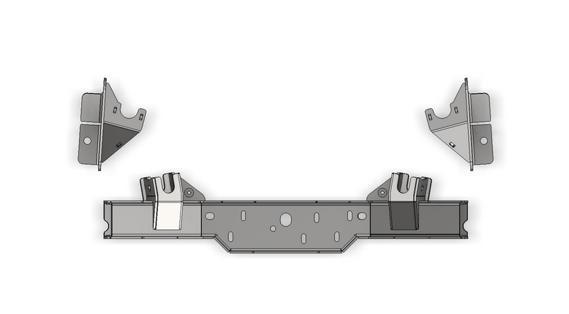 4 link Front Suspension Brackets w/Transmission Crossmember for 2012-2018 Jeep JK/JKU
