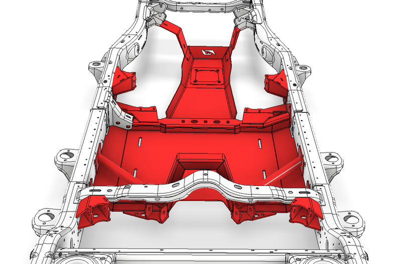4 Link Suspension Bracket & Skid Kit for Jeep JLU