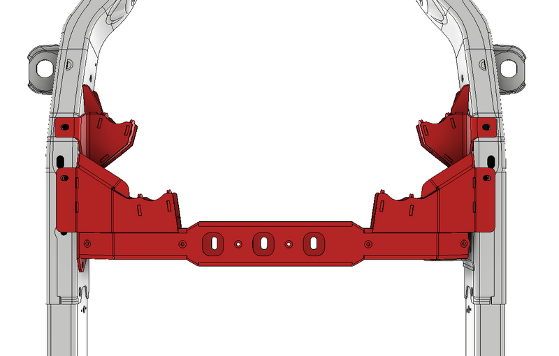 Front 3 or 4 Link Suspension Bracket Kit for Jeep JLU