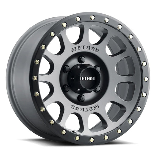 Method mr305 nv 17x8 titanium matte black lip wheel - variety of sizes