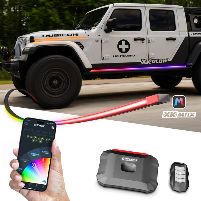 XK Glow Addressable Accent Light Strip Kit For Jeep