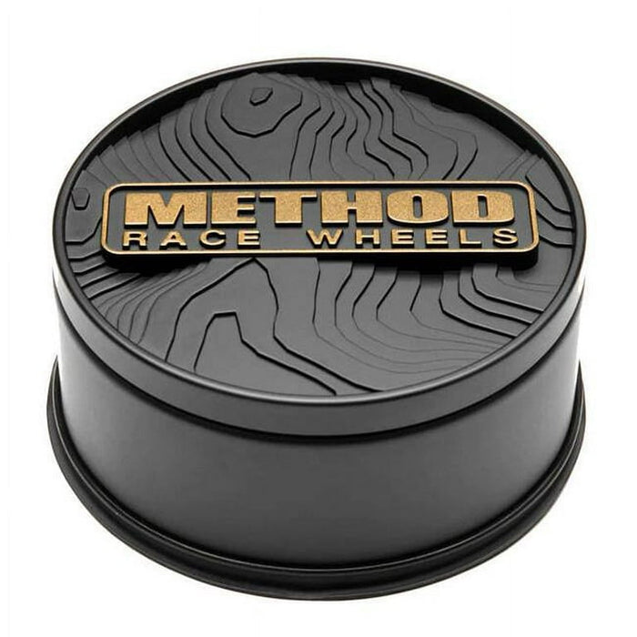 Method cap topo - 108mm bronze with metal grind design