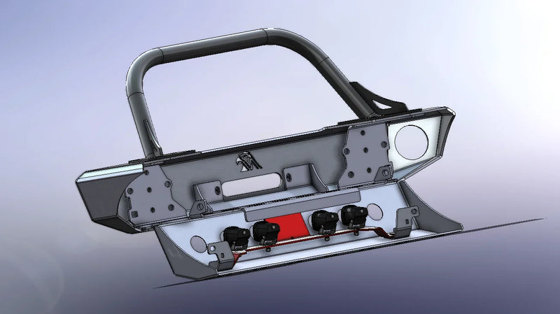 JL/JT Aluminum Adventure Series Front Bumper