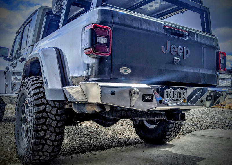 JT Aluminum Rear Bumper — Featherweight Series