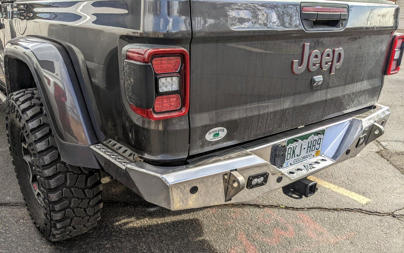 JT Aluminum Rear Bumper — Featherweight Series