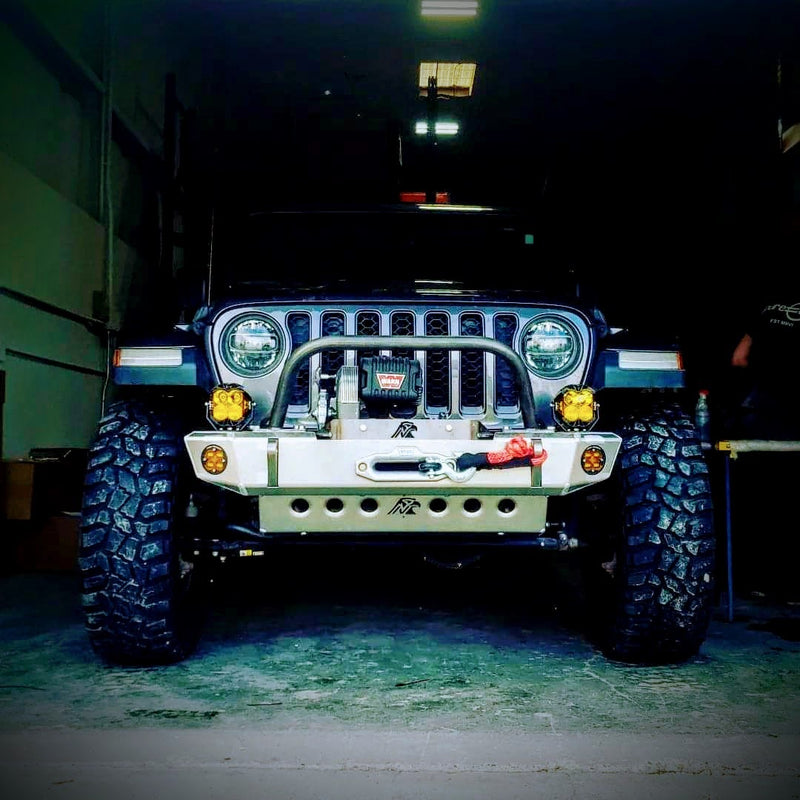 JL/JT Front Bumper — 8274 Aluminum Adventure Series