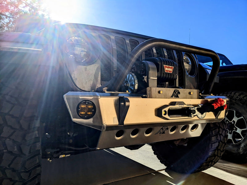 JL/JT Front Bumper — 8274 Aluminum Adventure Series