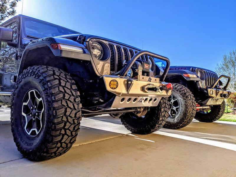 JL/JT Front Bumper — 8274 Aluminum Adventure Series