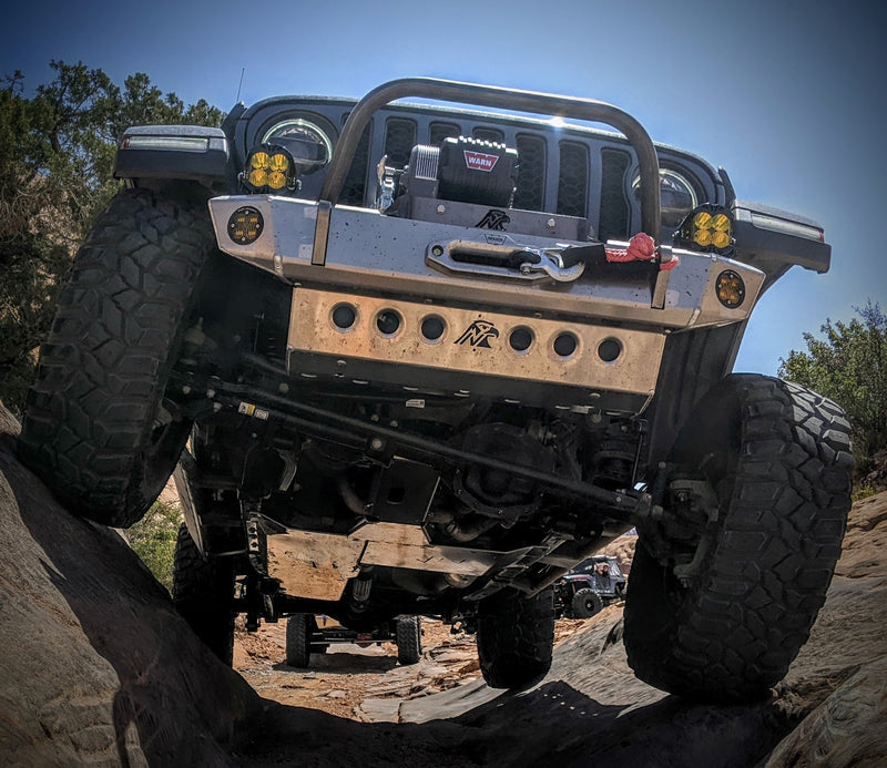 JT Gladiator Aluminum Belly Skid System — 3.6L V6