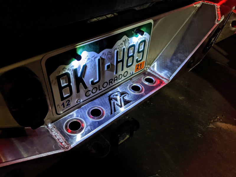 JT Aluminum Rear Bumper — Featherweight Series