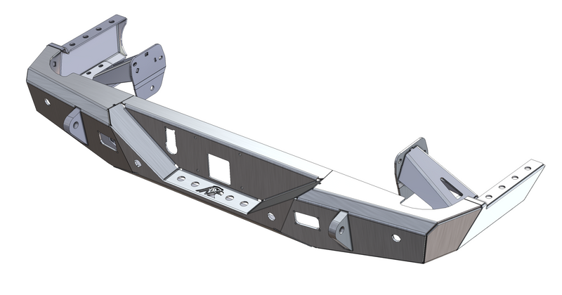 JT Aluminum Rear Bumper — Featherweight Series