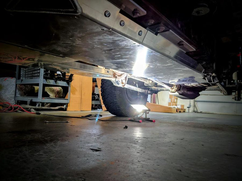 JLU Diesel Aluminum Belly Skid Plate System