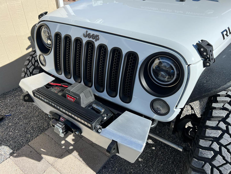 JK Aluminum Front Bumper — Featherweight Series
