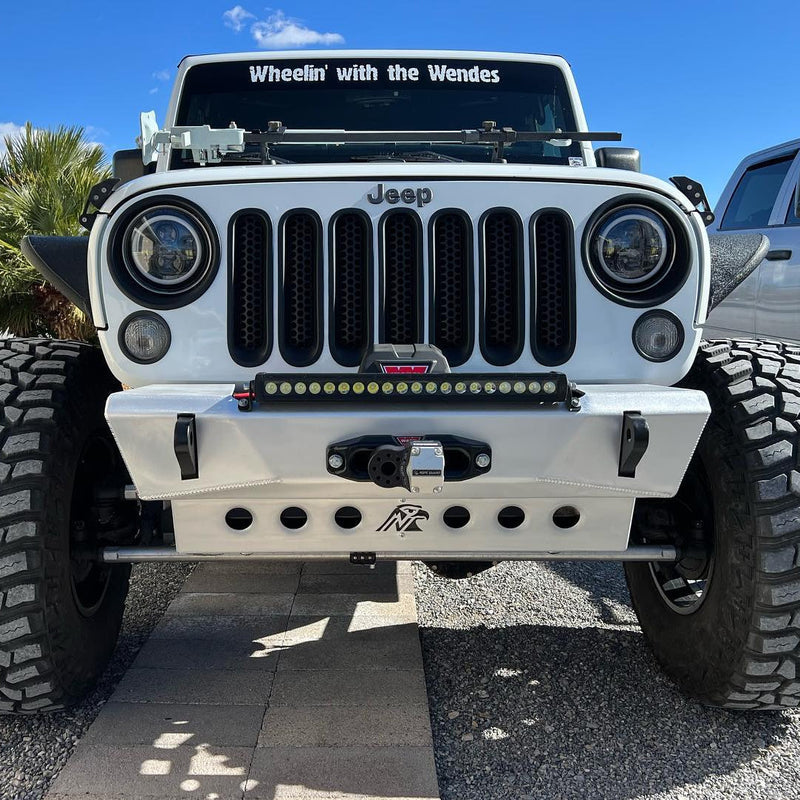 JK Aluminum Front Bumper — Featherweight Series