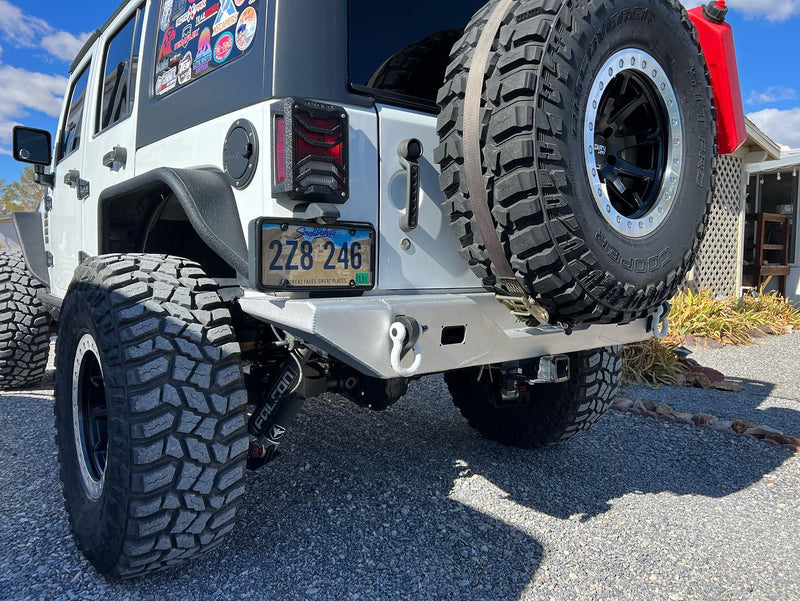 JK Aluminum Rear Bumper — Featherweight Series