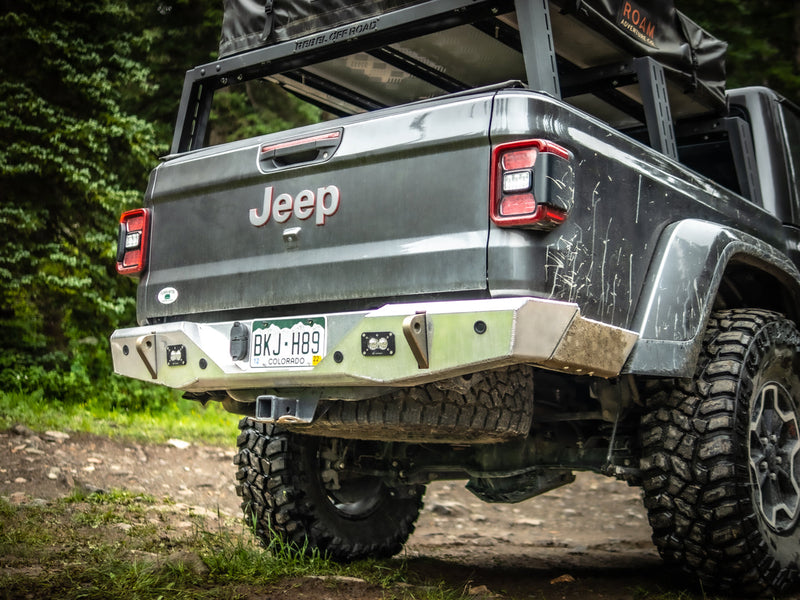 JT Aluminum Rear Bumper — Featherweight Series