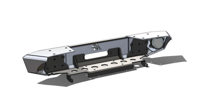 JL/JT Aluminum Adventure Series Front Bumper