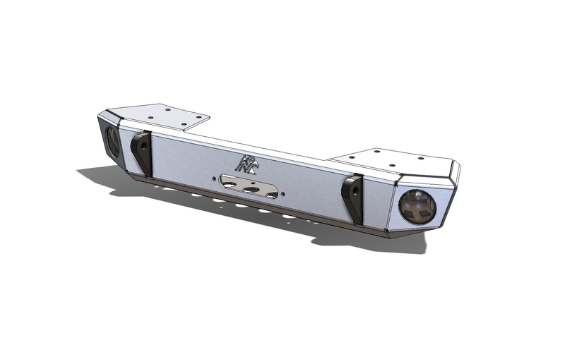 JL/JT Aluminum Adventure Series Front Bumper