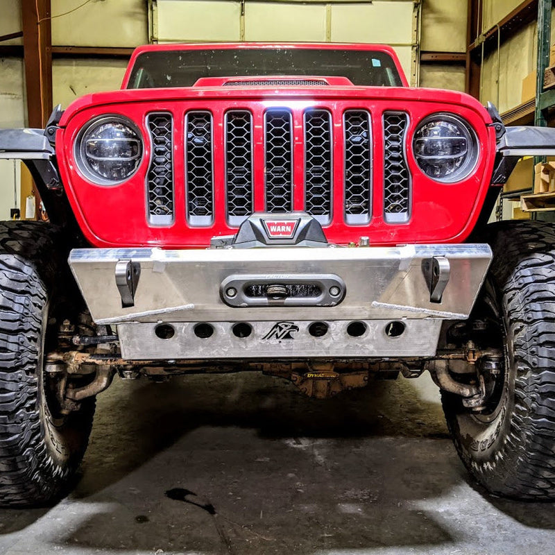 JL/JT Aluminum Front Bumper - Featherweight Series (Stubby)