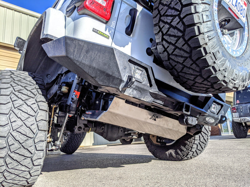 JLU Diesel Aluminum Belly Skid Plate System