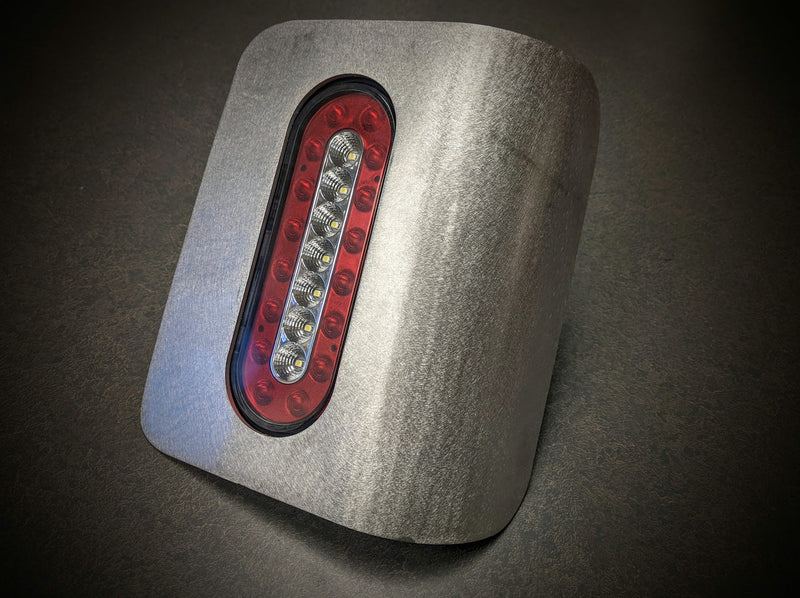 JL Flush Mount Aluminum LED Tail Lamp Housings (Oval)