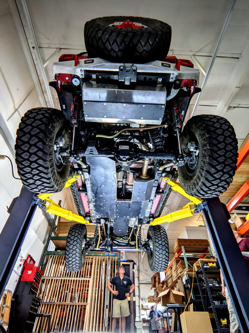 JLU Diesel Aluminum Belly Skid Plate System
