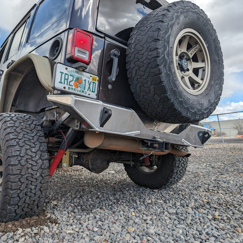 JK Aluminum Rear Bumper — Featherweight Series