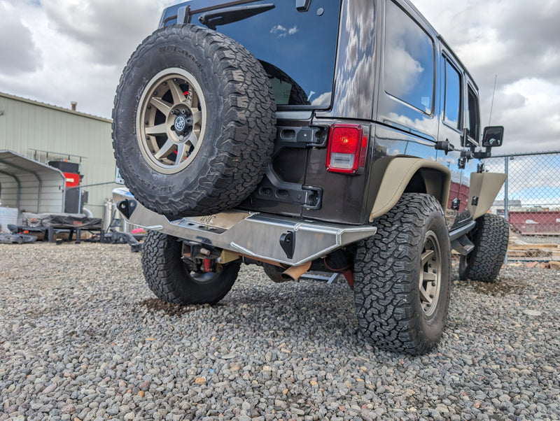 JK Aluminum Rear Bumper — Featherweight Series