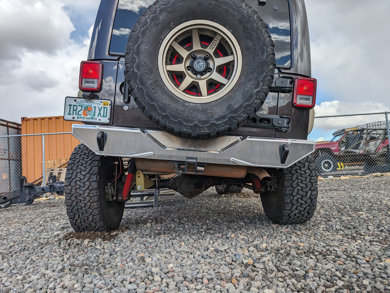 JK Aluminum Rear Bumper — Featherweight Series
