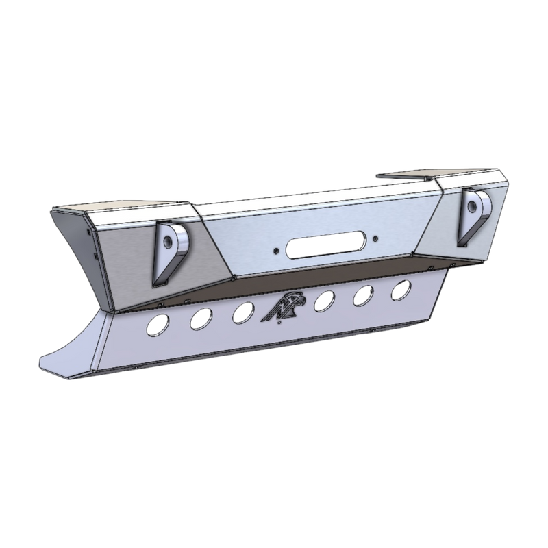 JK Aluminum Front Bumper — Featherweight Series