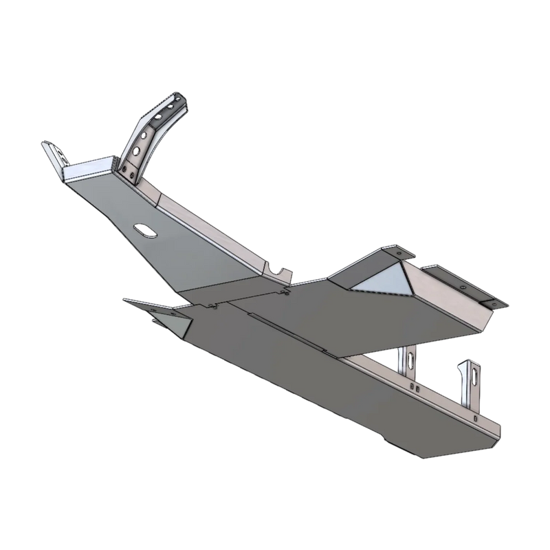 JKU Aluminum Belly Skid Plate System