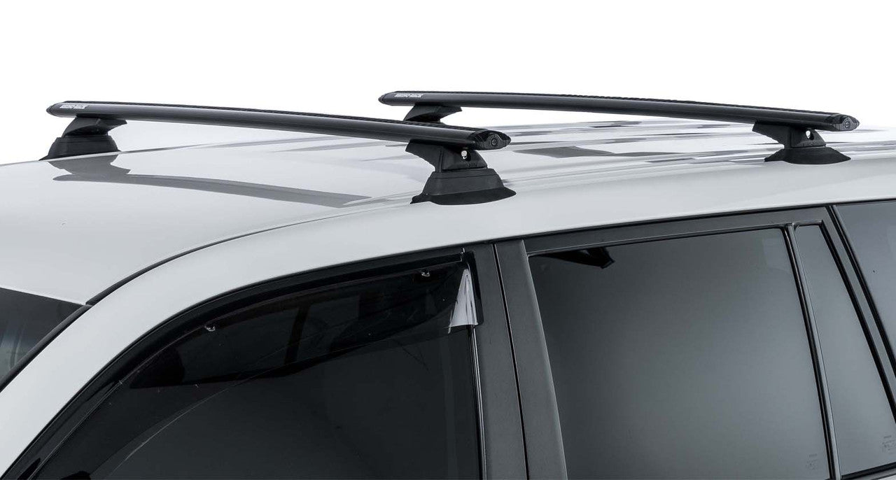 Rhino-Rack 18-21 Jeep Compass 5 Door SUV Vortex RCL 2 Bar Roof Rack - Black