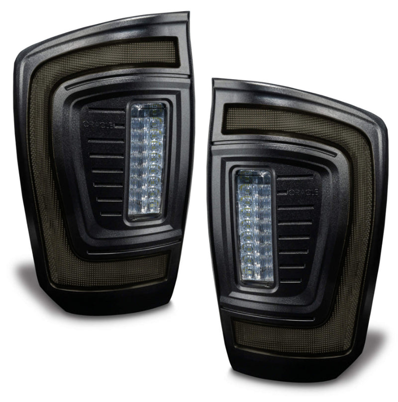 Oracle Lighting 16-23 Gen 3 Toyota Tacoma Black Series Flush Style LED Tail Lights