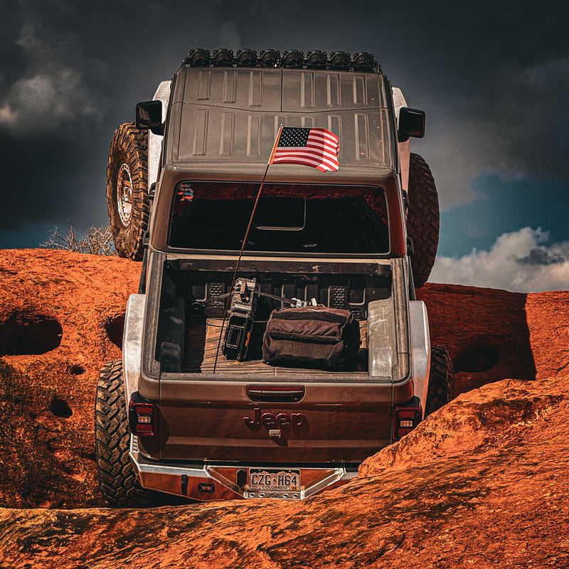 JT Aluminum Rear Bumper — Featherweight Series