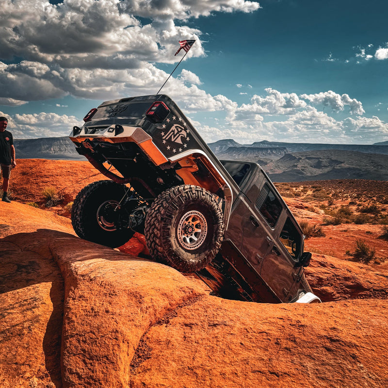 JT Aluminum Rear Bumper — Featherweight Series
