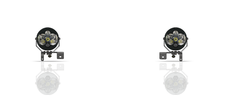 Headlight Bracket Kit for Baja Designs LP6 for Jeep JK