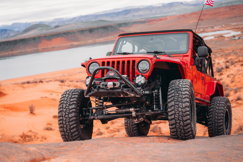 Stubby Front Bumper w/ Stinger for Jeep YJ / TJ / LJ