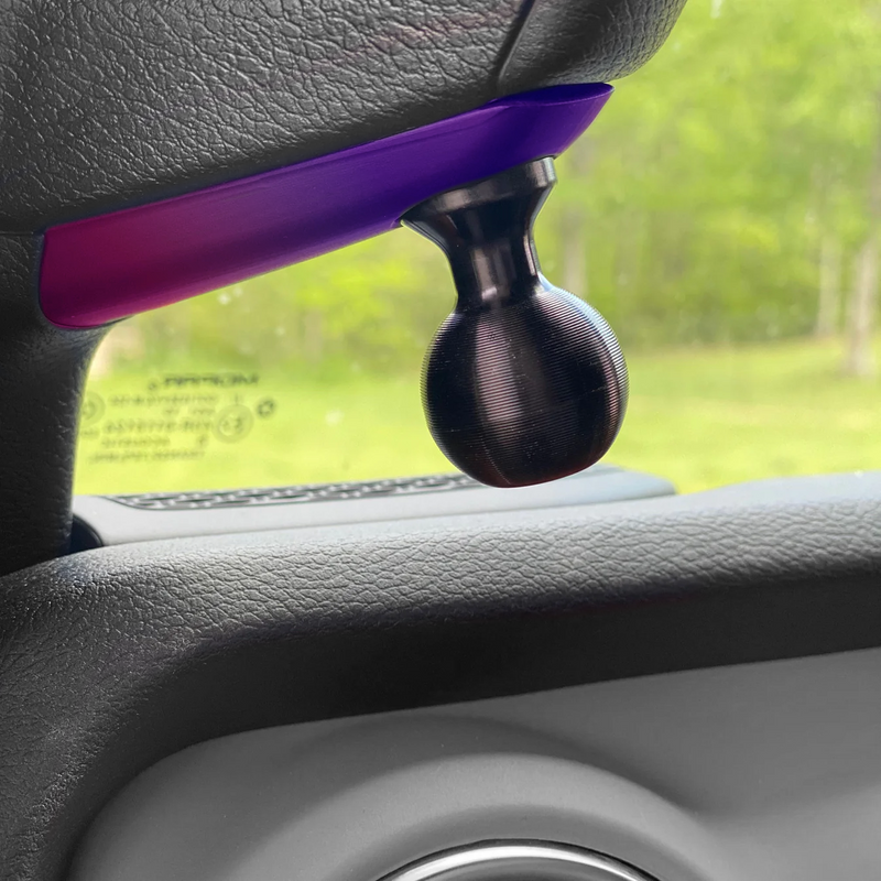A-Pillar Ball Mount Solution for 2018 - 2023 Jeep Wrangler JL + 2020-2023 Jeep Gladiator