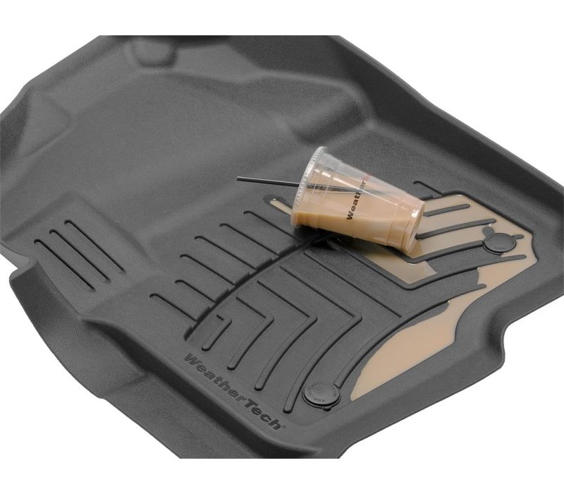Weathertech 12-19 Dodge Ram 1st & 2nd Row Black 3D Floor Liners