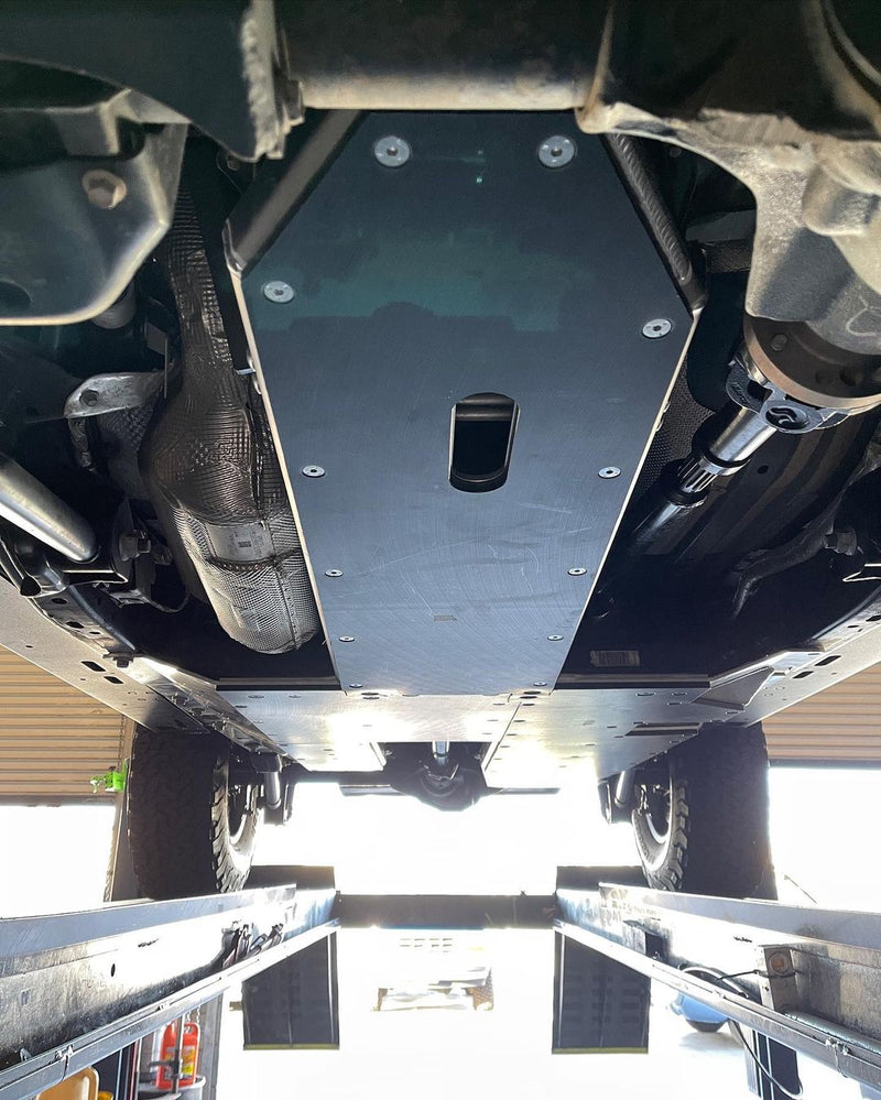 JLU Diesel Aluminum Belly Skid Plate System