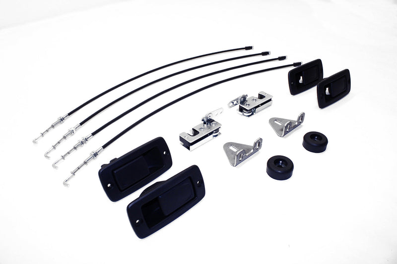 Aluminum Rear Half Doors for Jeep JK
