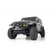 Addictive Desert Designs gray Jeep with black bumper skid plate.