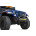 Blue jeep with light on top - addictive desert designs rock fighter bumper.