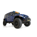 Blue jeep with light on top in addictive desert designs rock fighter front bumper.