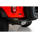 2021+ Ford Bronco Rock Fighter Rear Bumper - Hammer Black - Red Jeep Close-Up